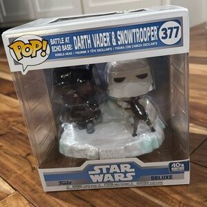 Funko pop! Darth Vader & storm trooper Disney 40th special edition #377